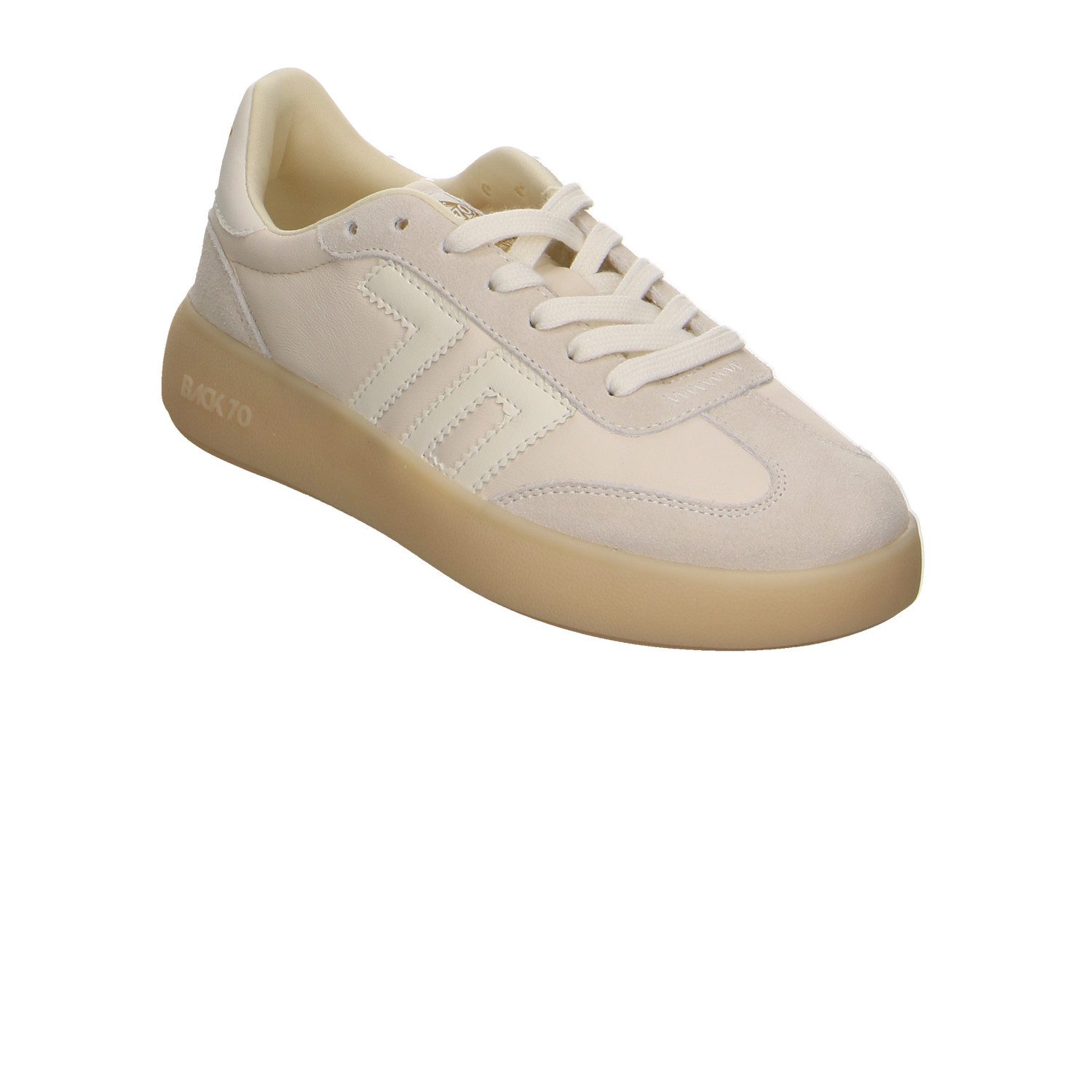 Back 70 Back 70 Brooklyn Leder Schnürschuhe beige Schnürschuh günstig online kaufen