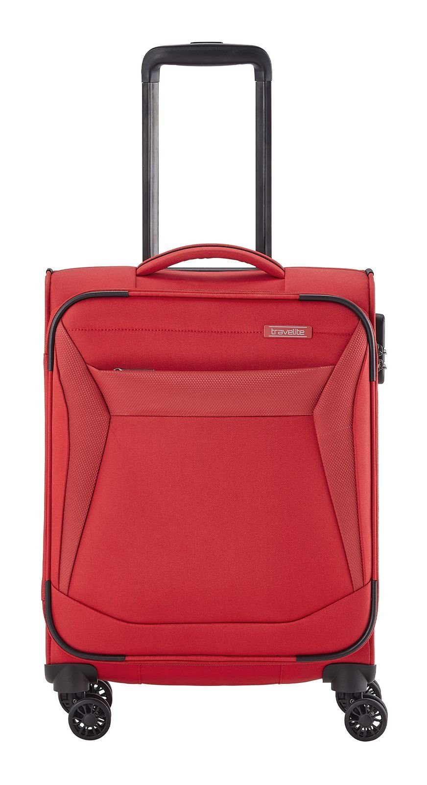 travelite Weichgepäck-Trolley Chios, 4 Rollen Red