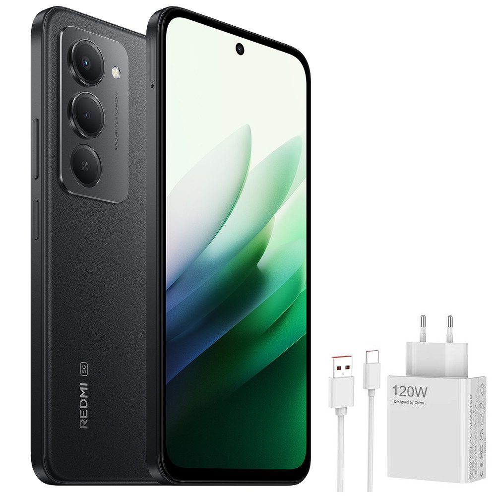 Xiaomi Redmi 15 5G 8+256GB Smartphone & 120W HyperCharge Handy (17,52 cm, 50 MP Kamera)