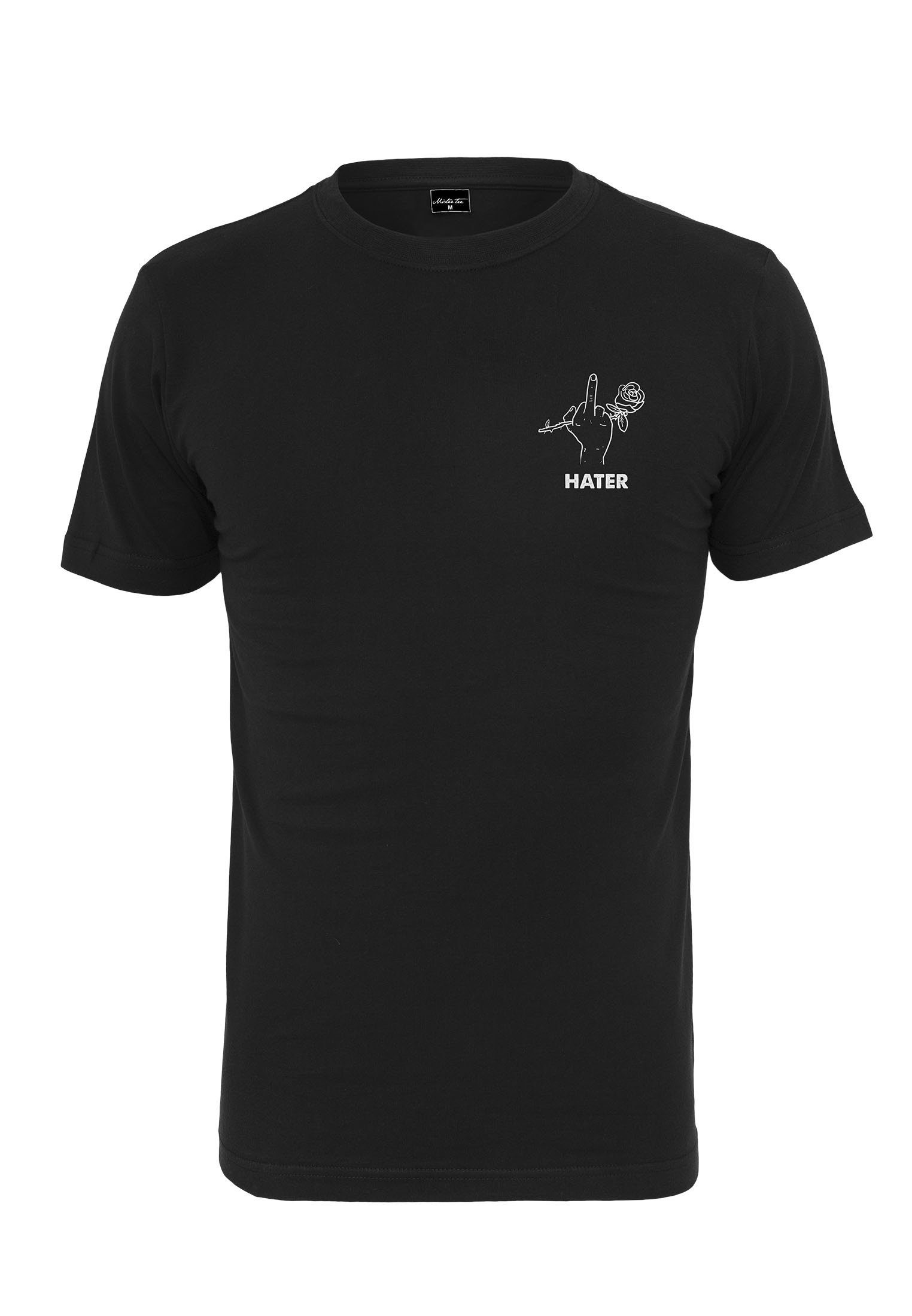 MisterTee T-Shirt Herren black Hater Tee MT808 (1-tlg) Hater