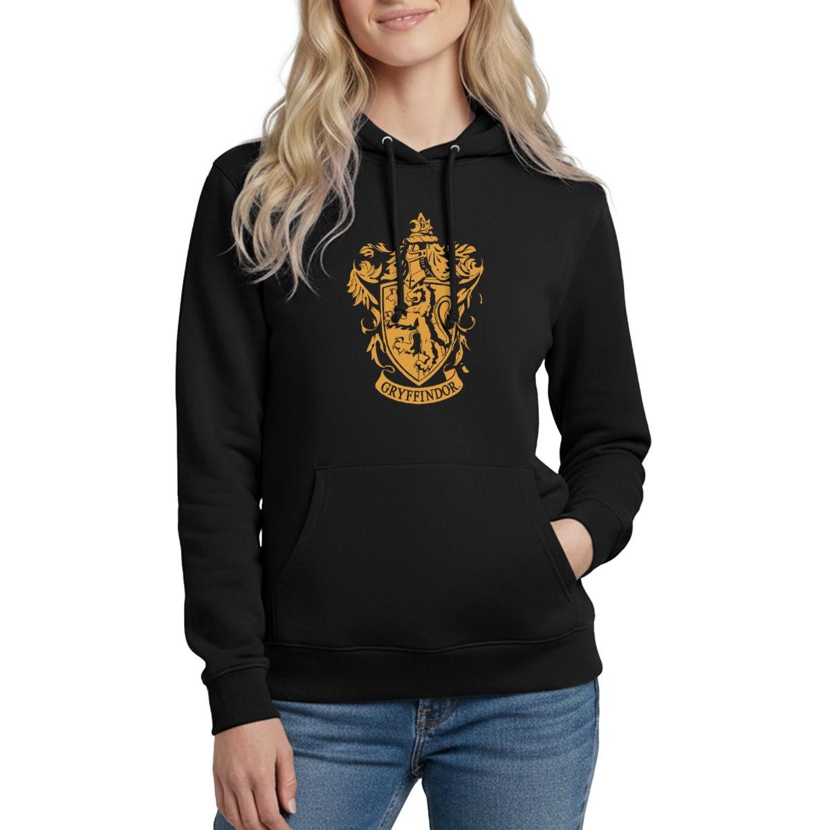 Spreadshirt Hoodie Harry Potter Haus Gryffindor Wappen Logo Damen Hoodie (1-tlg)