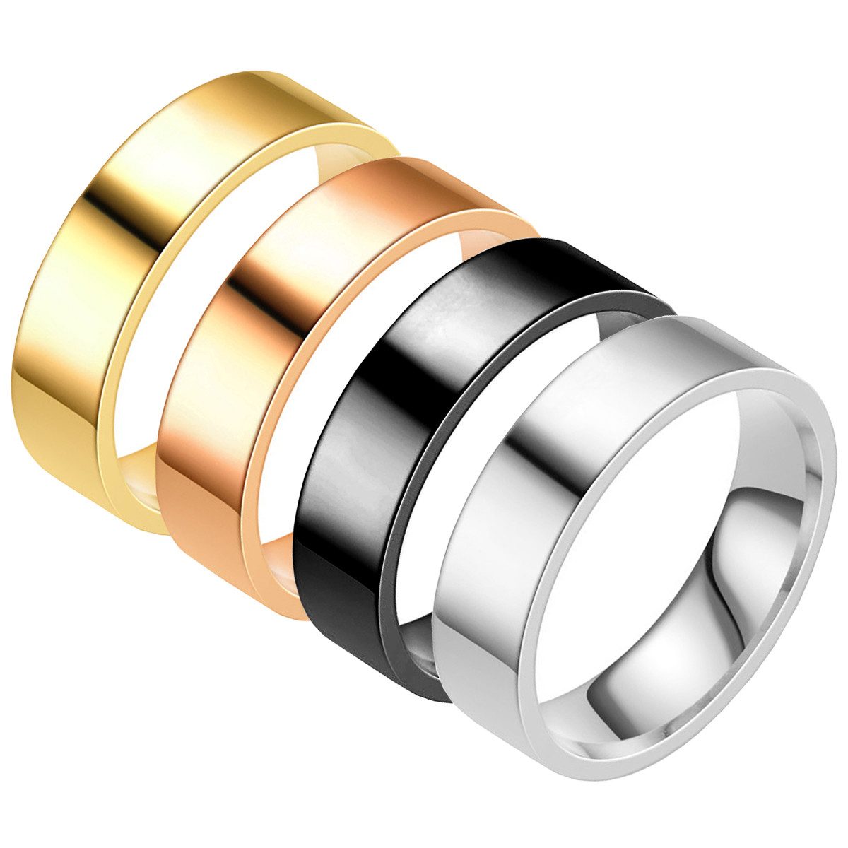 Taffstyle Fingerring Ring Partnerring Edelstahl Fingerring günstig online kaufen
