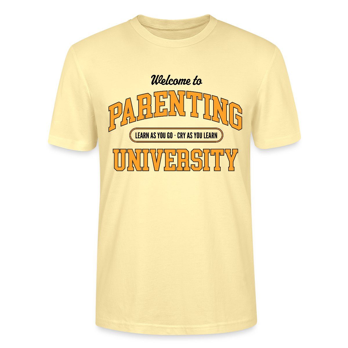 T-Shirt Parenting University Lustiges Eltern Humor Motiv Unisex Bio T-Shirt