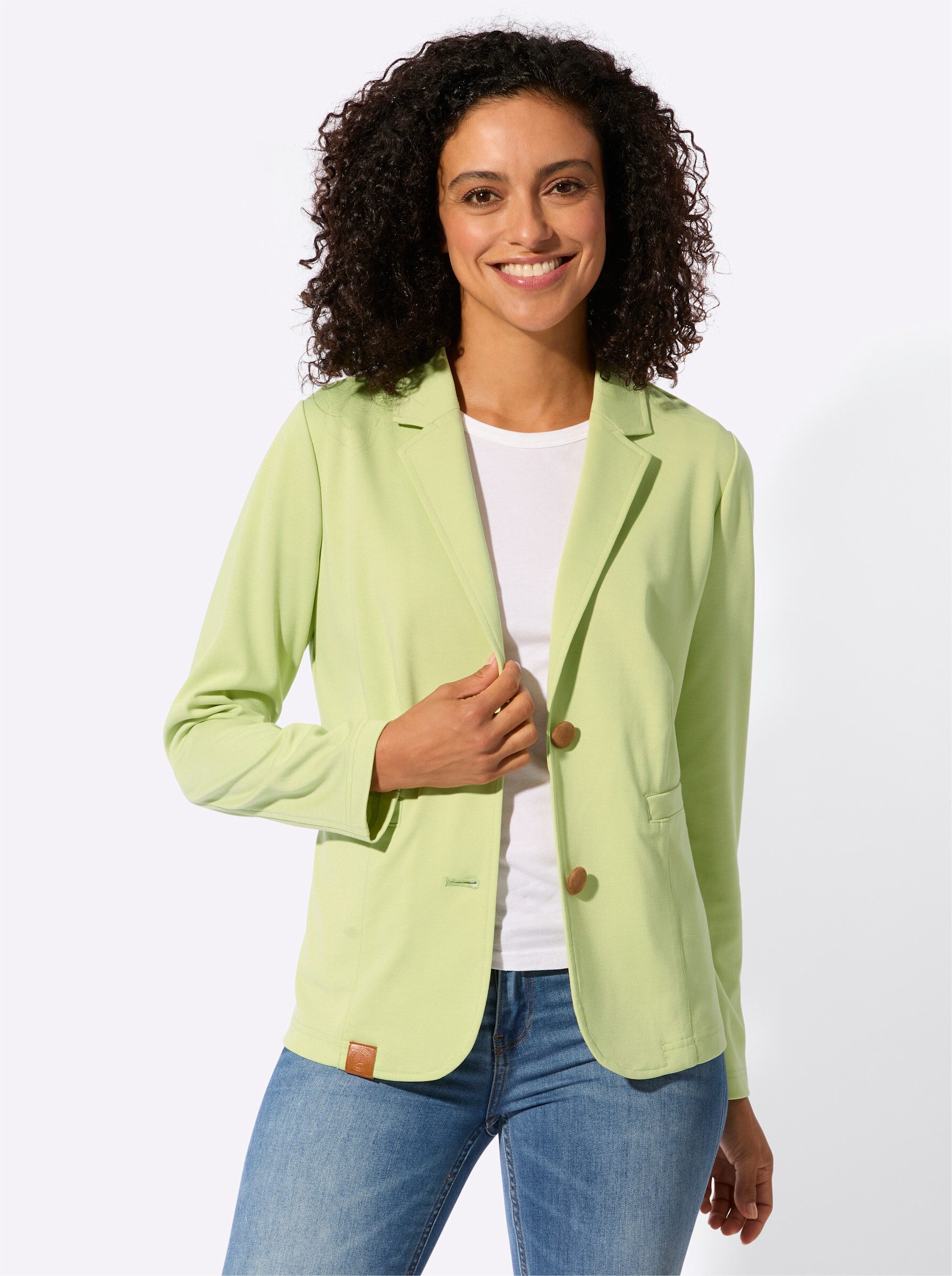 Witt Blusenblazer Jersey-Blazer Langarm