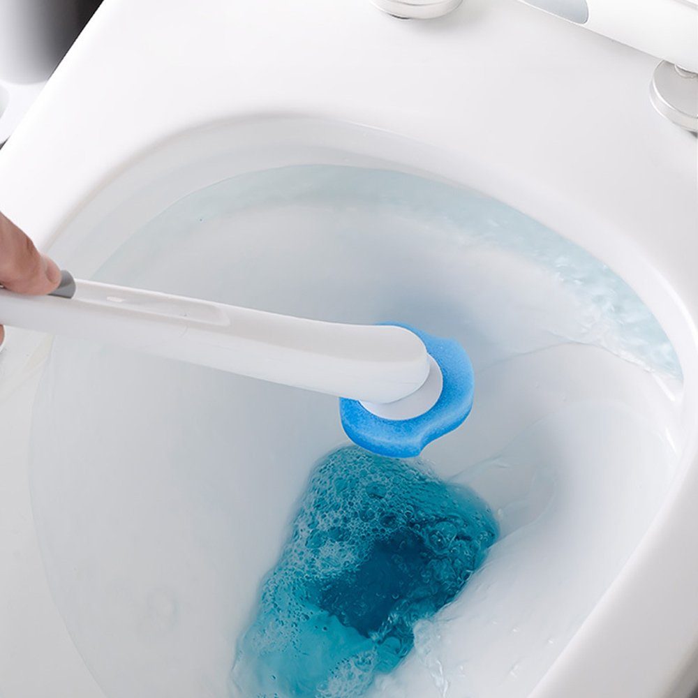 WC-Reinigungsbürste WC-Reinigungsbürste 16 Einweg-Toilettenbürstenset Nachfüllungen, Blusmart Mit