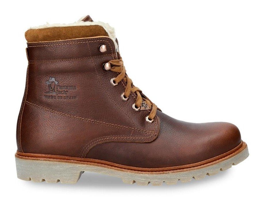 Panama Jack Aviator Winterboots, Blockabsatz, Outdoorschuh, Schnürschuh im Used Look