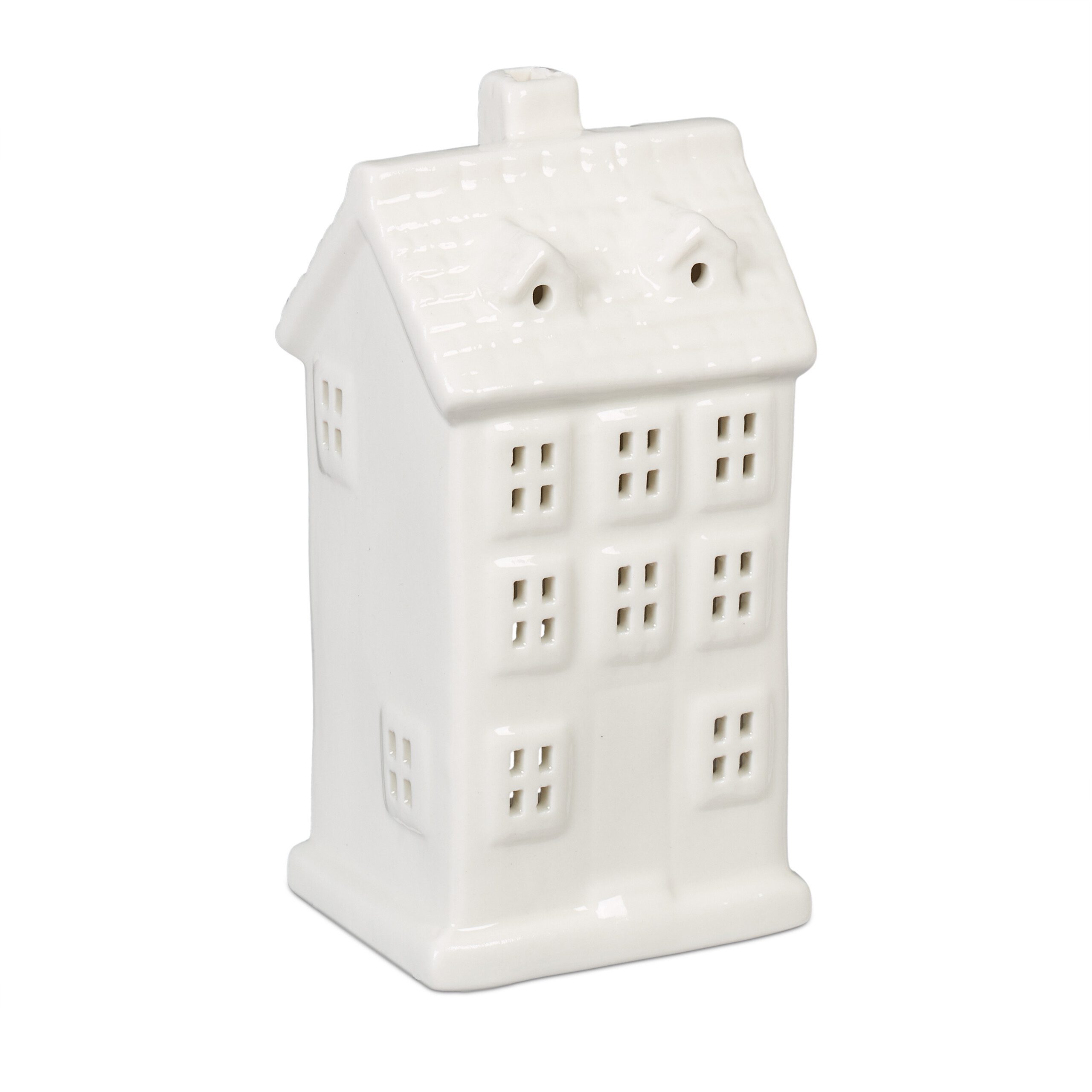 relaxdays Teelichthalter Teelichthaus Keramik (1 St) günstig online kaufen