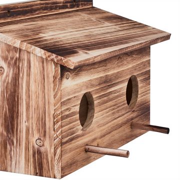 relaxdays Vogelhaus Nistkasten für Stare