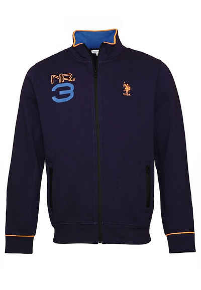 U.S. Polo Assn Sweatjacke Jacke Full Zip Sweatjacket Pro No.3