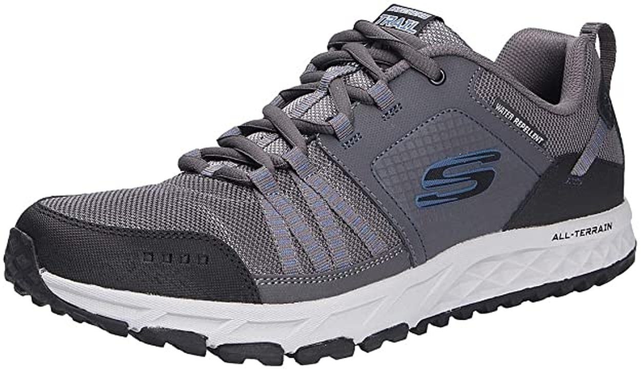 Grau-Blau Skechers Grey-Charcoal-Blue CCBL / Sneaker -