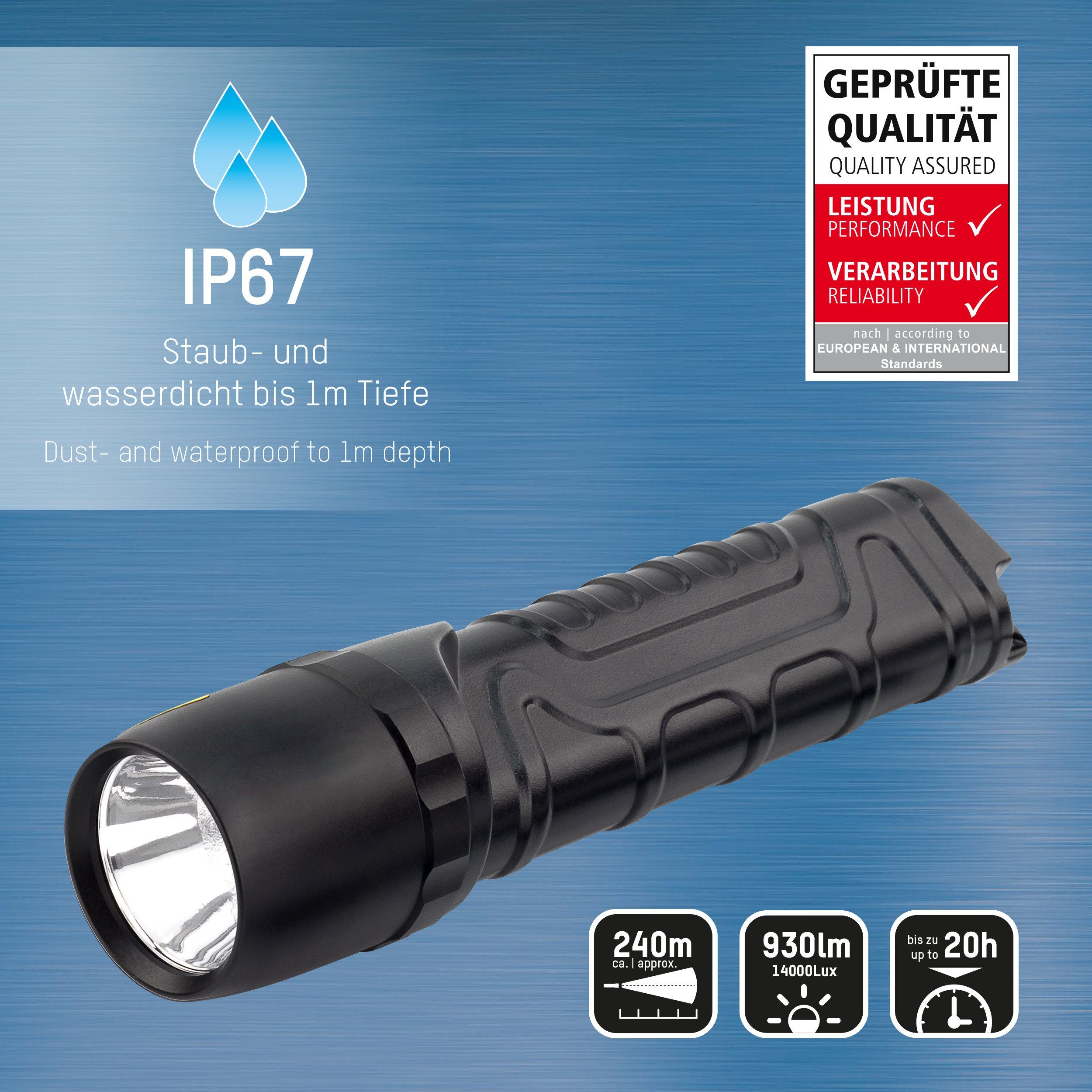 ANSMANN AG LED Taschenlampe LED-Taschenlampe -10W LED extrem hell, handlich günstig online kaufen