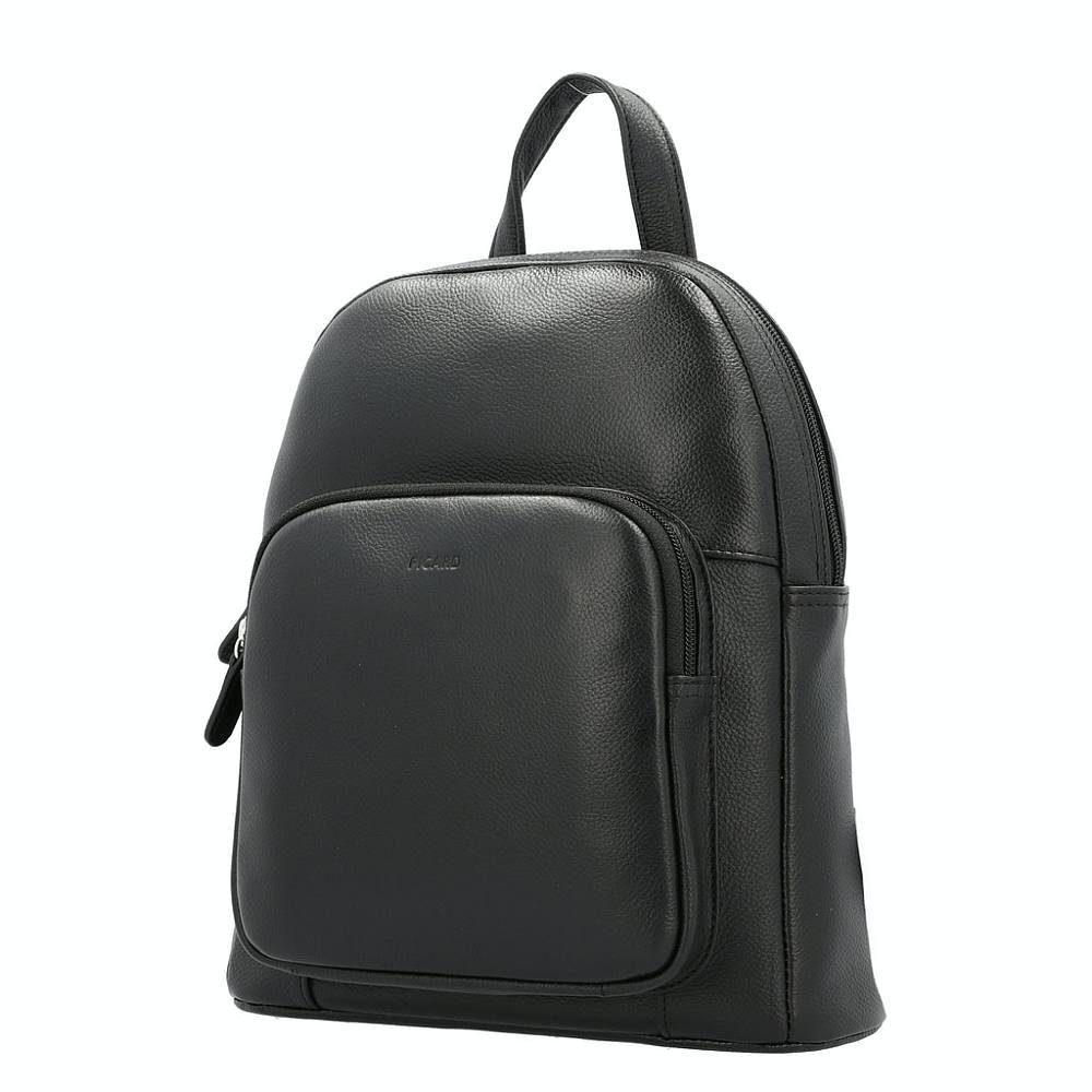 Picard Cityrucksack Picard Rucksack schwarz 6315 Luis Rindsleder