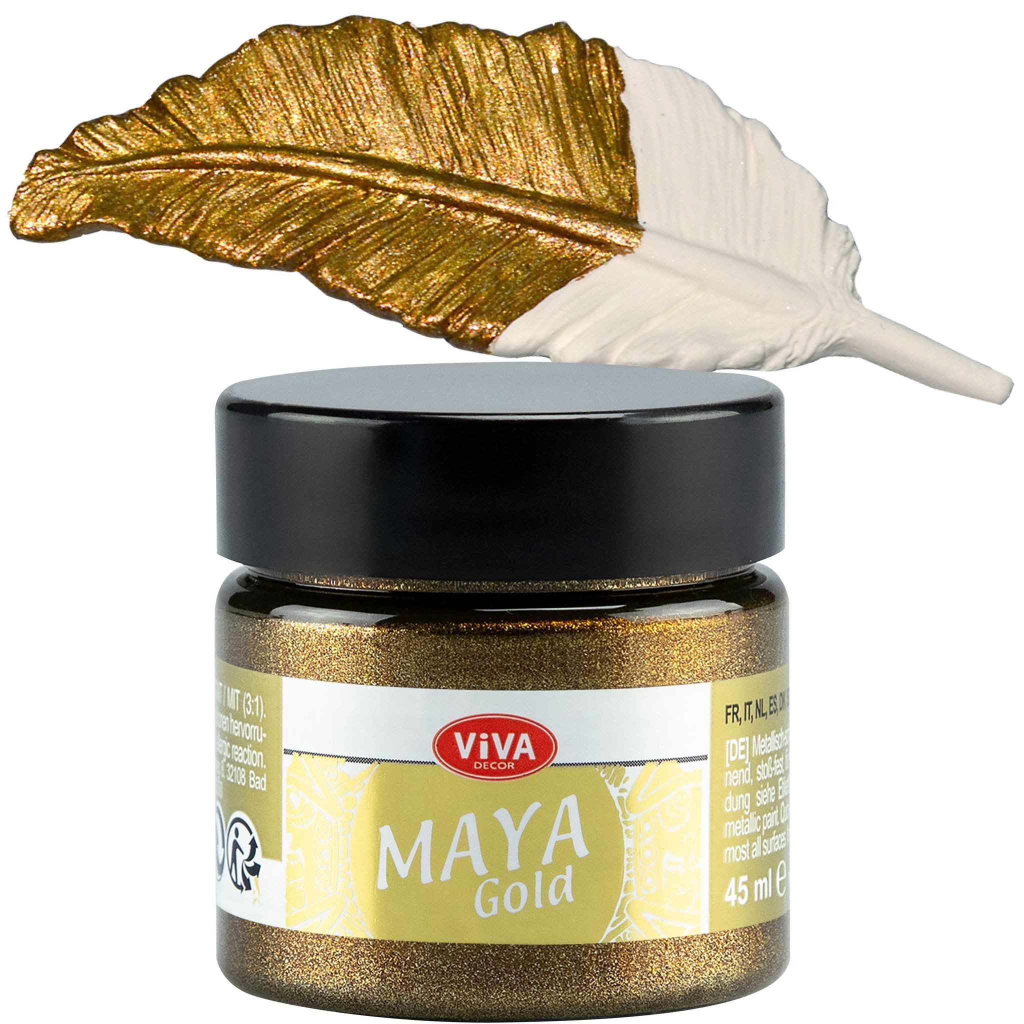 Viva Decor Acrylfarbe ViVA DECOR Maya Gold 45ml - Bronze