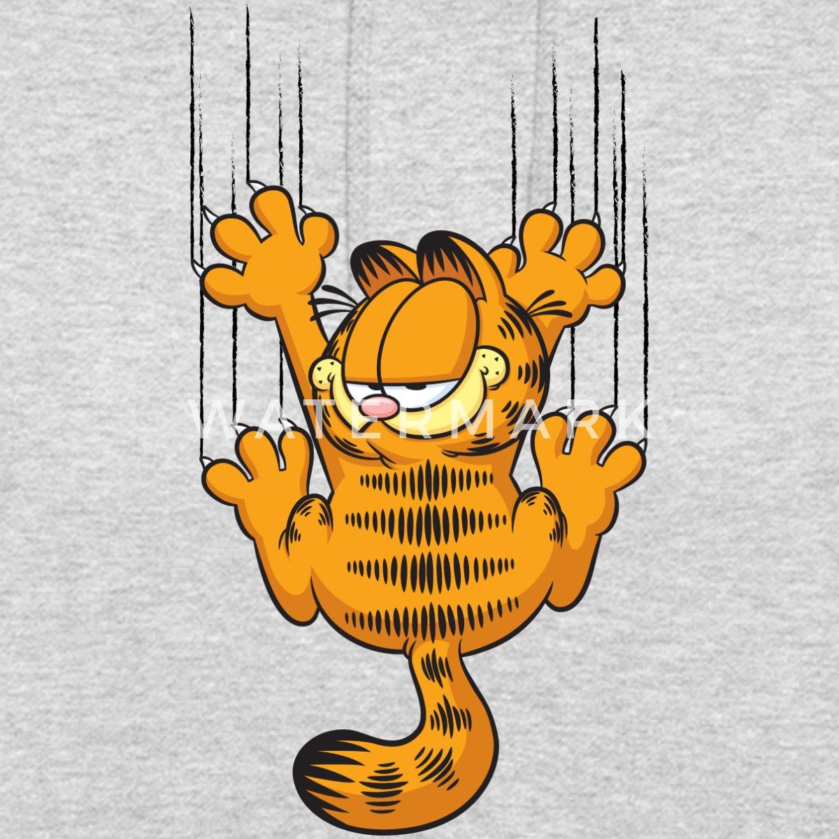 Spreadshirt Hoodie Garfield Kratzer Unisex Hoodie (1-tlg)