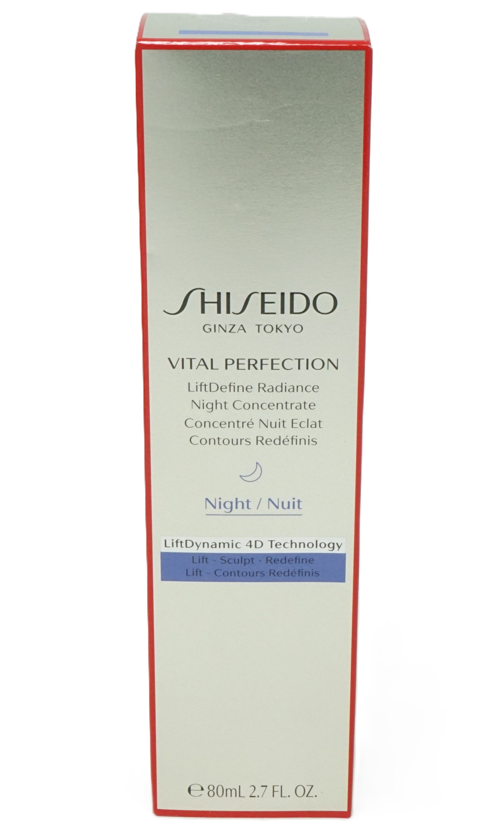 Gesichtsgel Shiseido Ginza Tokyo Vital Perfection Nachtserum 80 ml