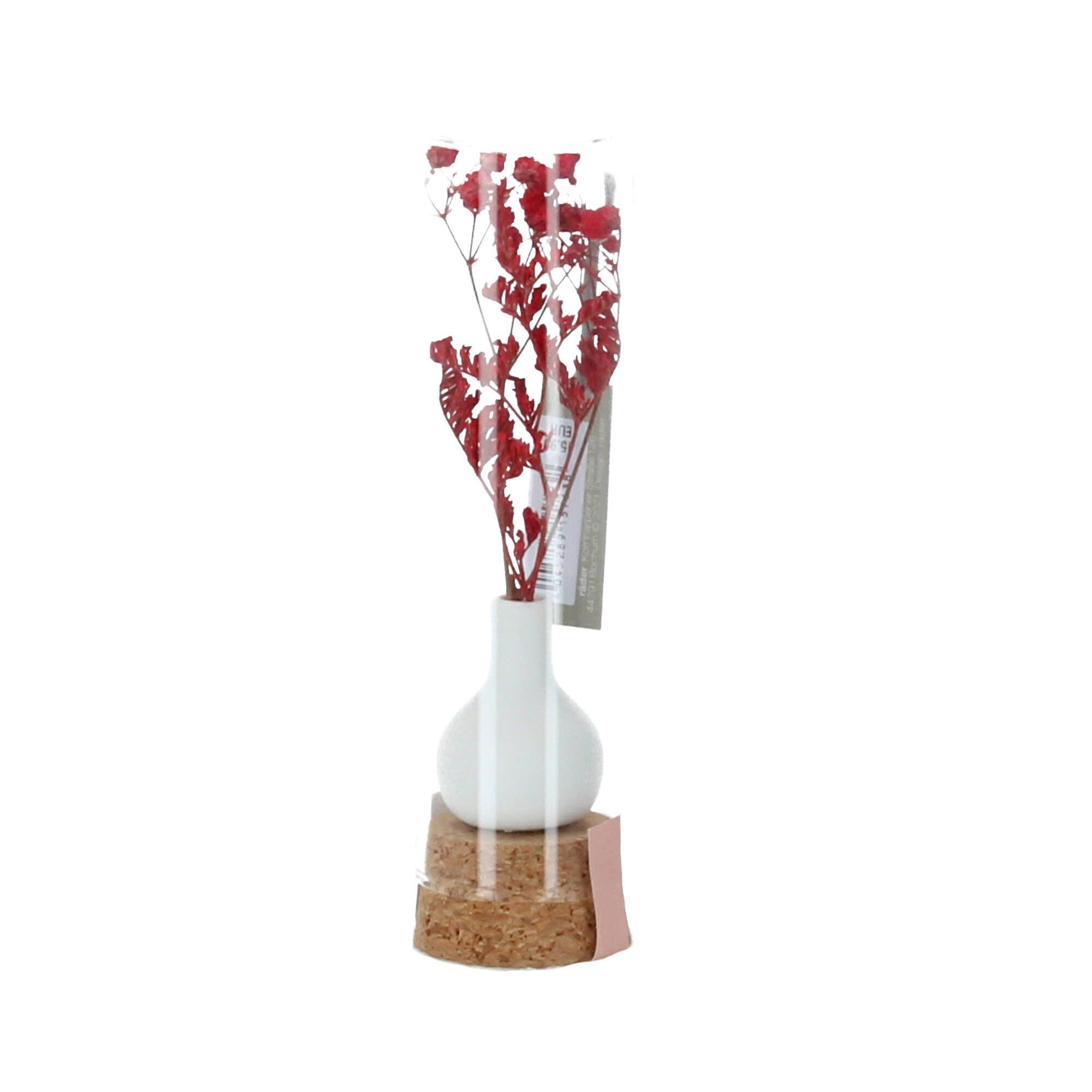 Räder St) Glas Blumengruß (1 rot Giving Dekoobjekt