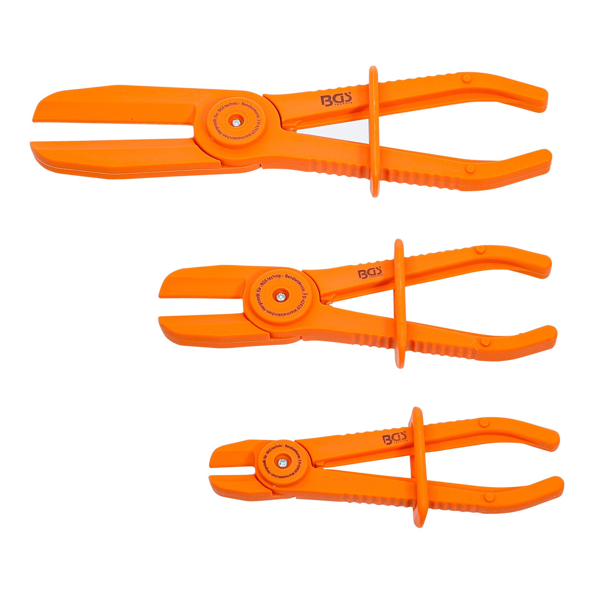 BGS technic Schlauchklemmenzange BGS Schlauch-Abklemmzangen-Satz 155-255 mm 3-tlg.