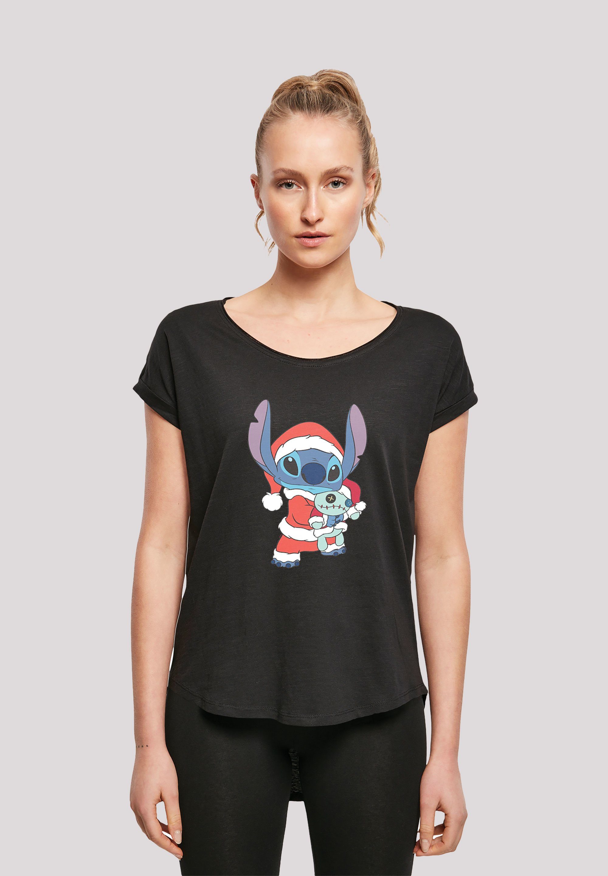 F4NT4STIC T-Shirt Disney Lilo & Print Stitch schwarz Weihnachten