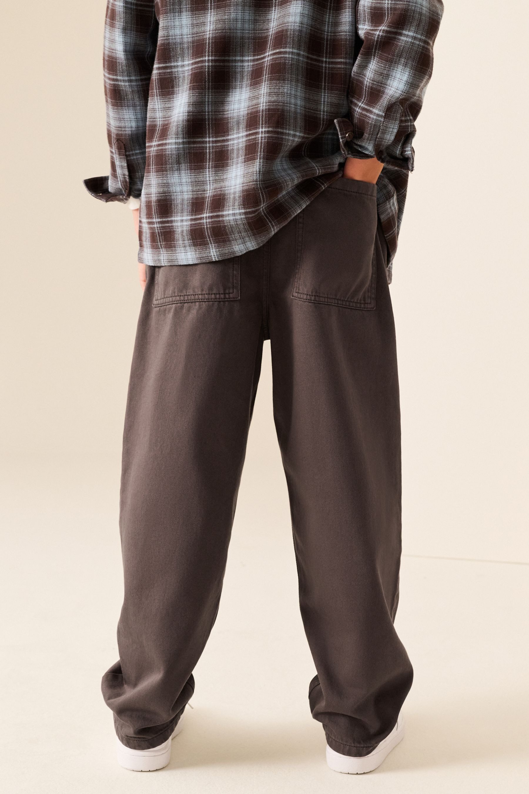 Next Schlupfhose Schlabberige Schlupf-Hose mit konischem Bein (1-tlg)