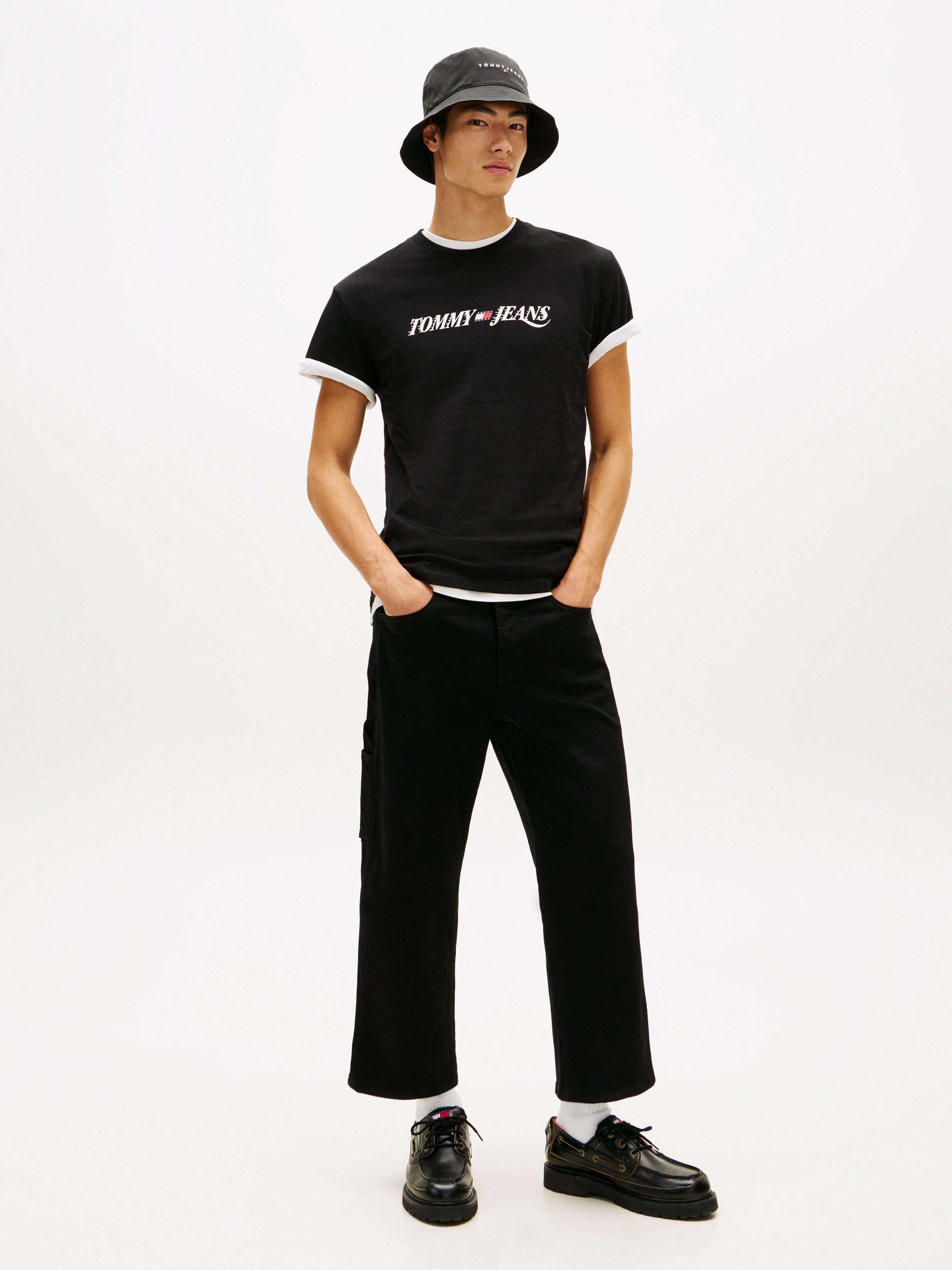 Tommy Jeans T-Shirt REGULAR VINTAGE LA Regular fit mit Print