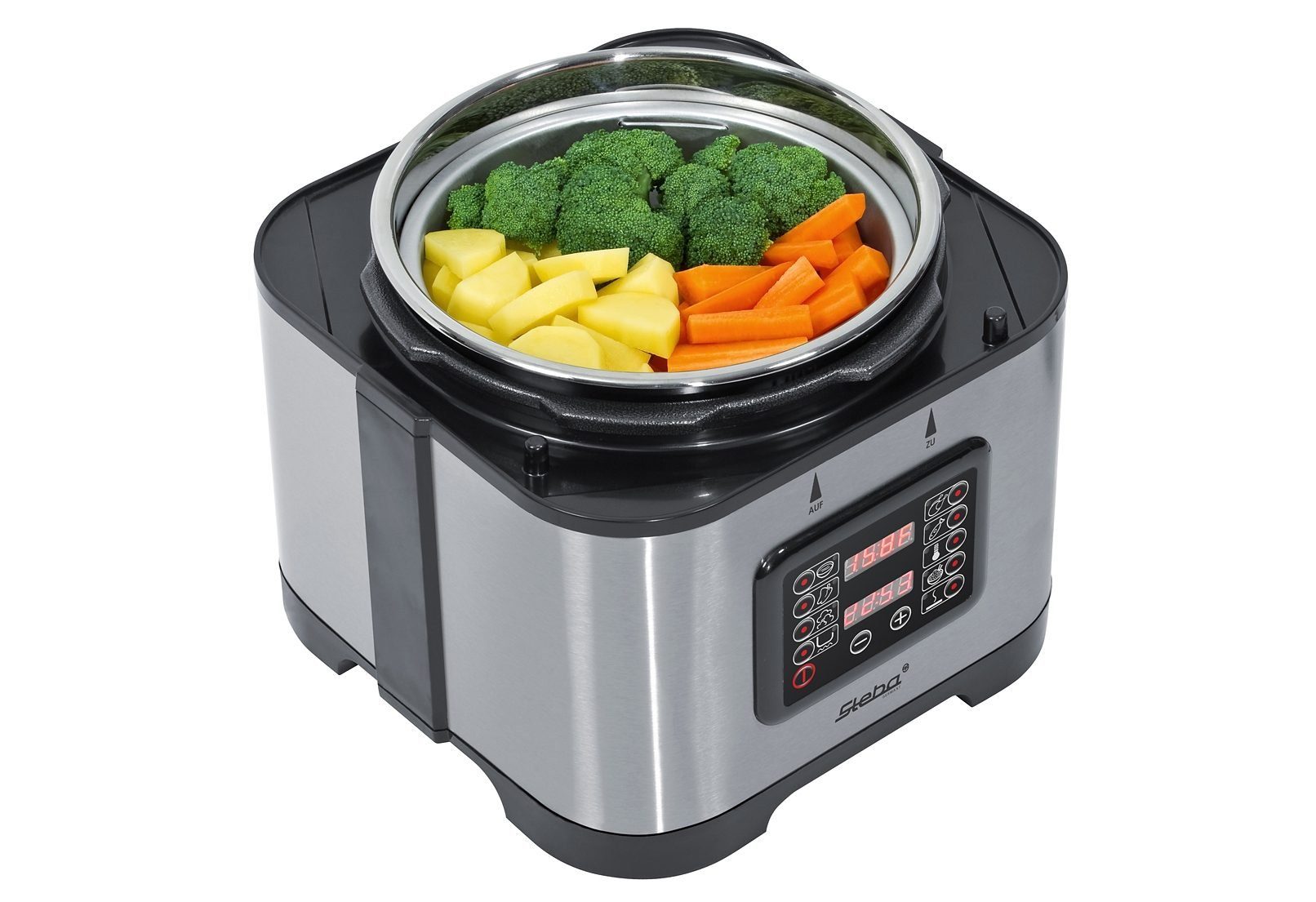 Steba Dampfdruck-Kocher DD 1, 800 W, 9 Automatikprogramme, 5 Liter Schüssel – Bild 5 von 5