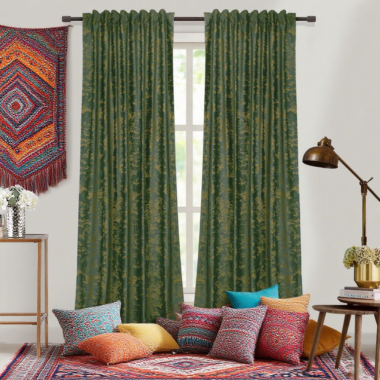 BTTO V&G Verdunkelungsvorhang Gardinen-Sets 2St, Samt Multifunktionsband mi günstig online kaufen