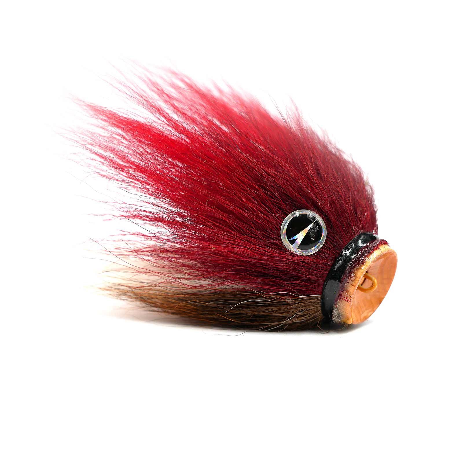 VMC Jighaken, VMC Mustache Shallow Red Hot 22g Jighead Jigkopf