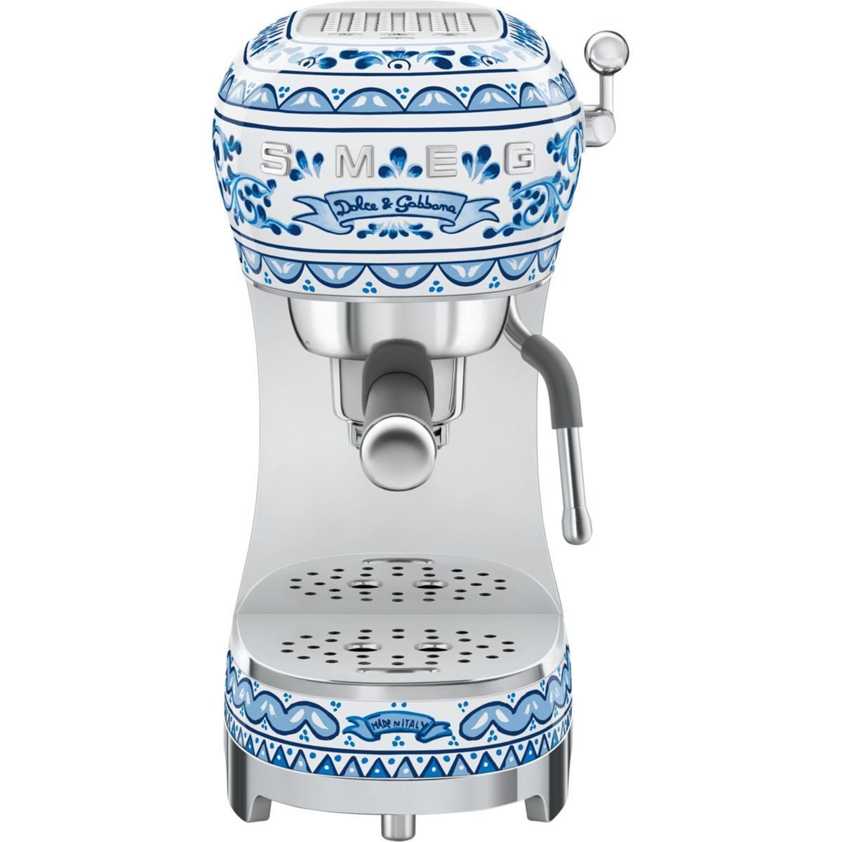 Smeg Siebträgermaschine ECF02DGBEU Dolce&Gabbana Siebträgermaschine blu