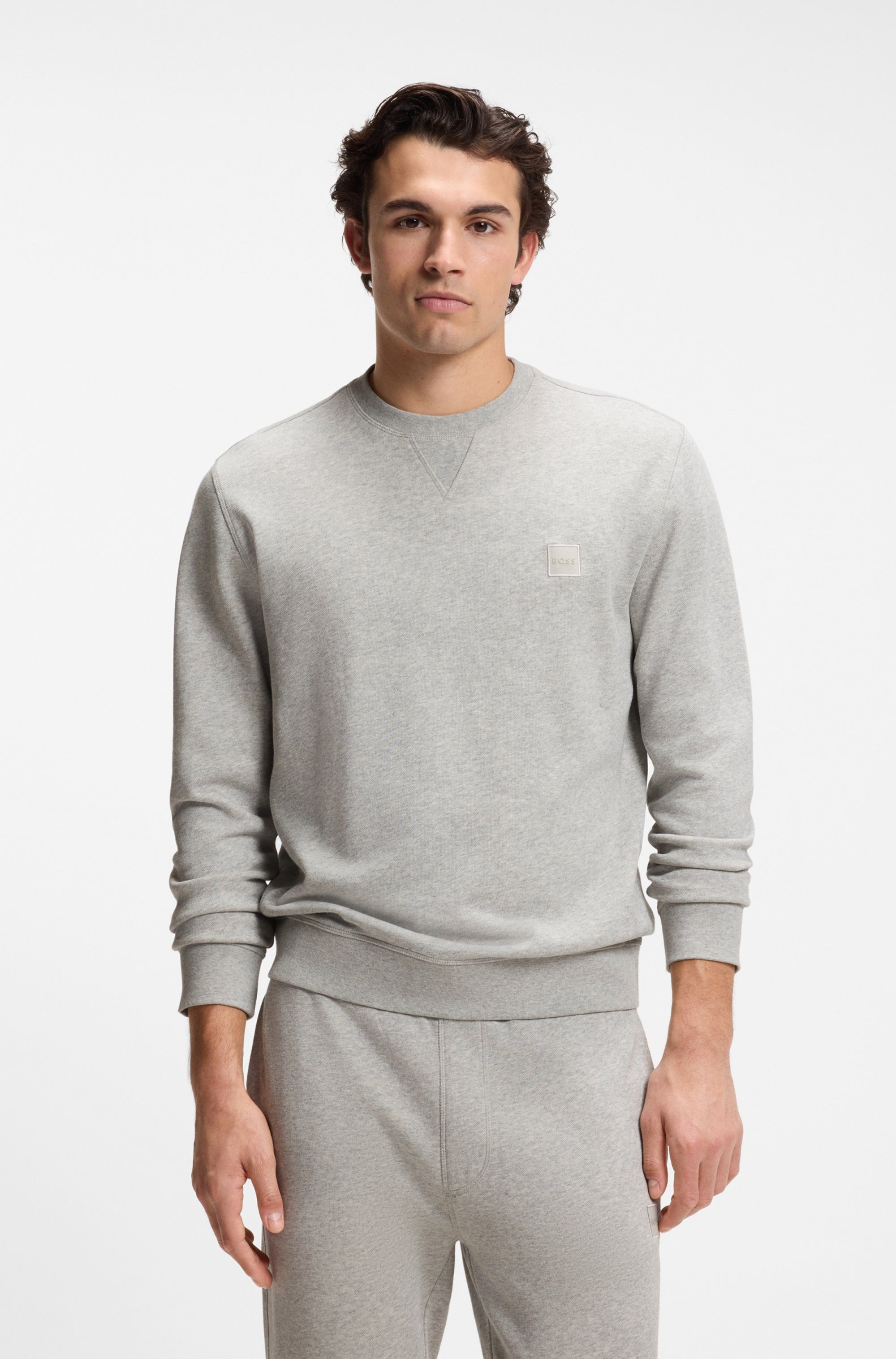 BOSS ORANGE Sweatshirt Westart mit BOSS Logopatch