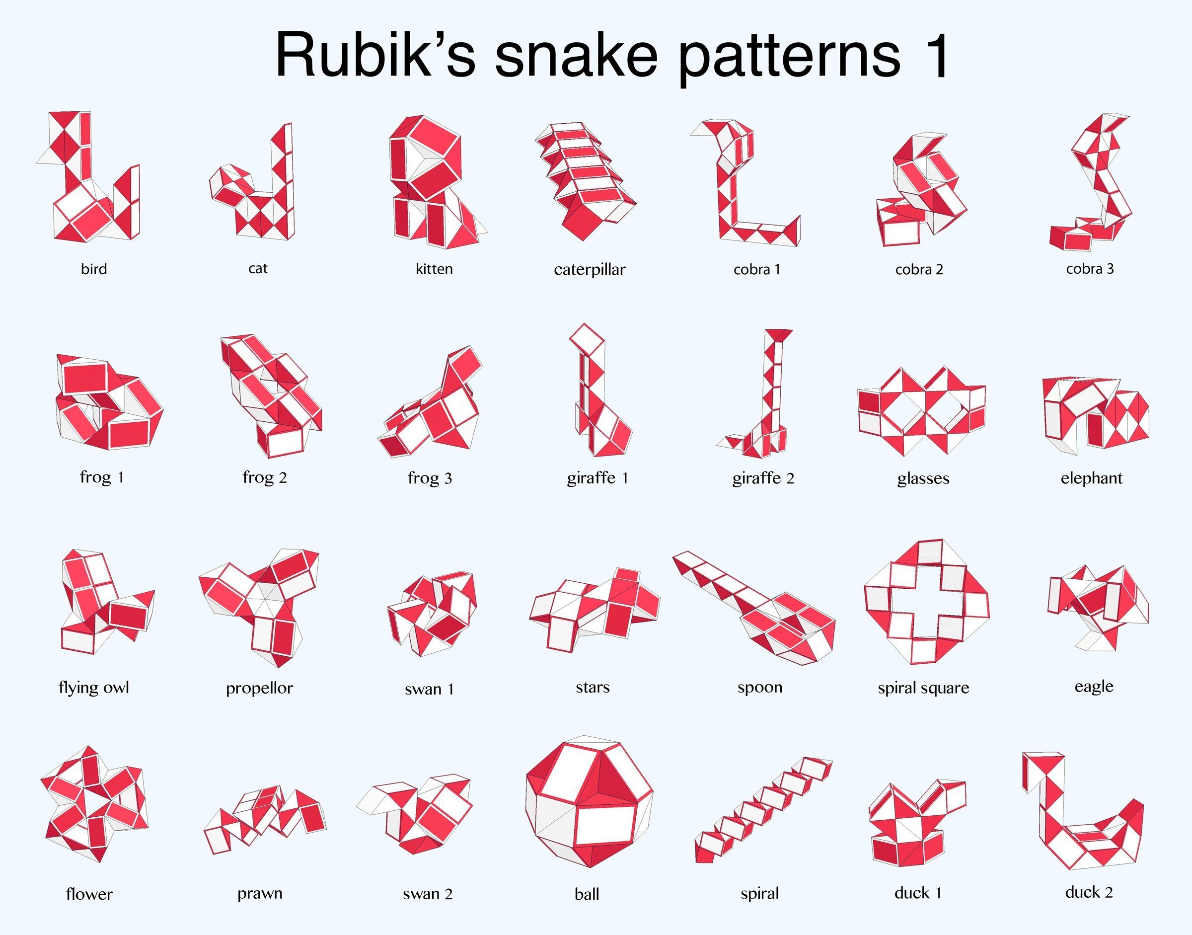 Original Twister Spiel, Rubiks Puzzle Twist Rubik's Rubik´s Snake Rubik 24 3D