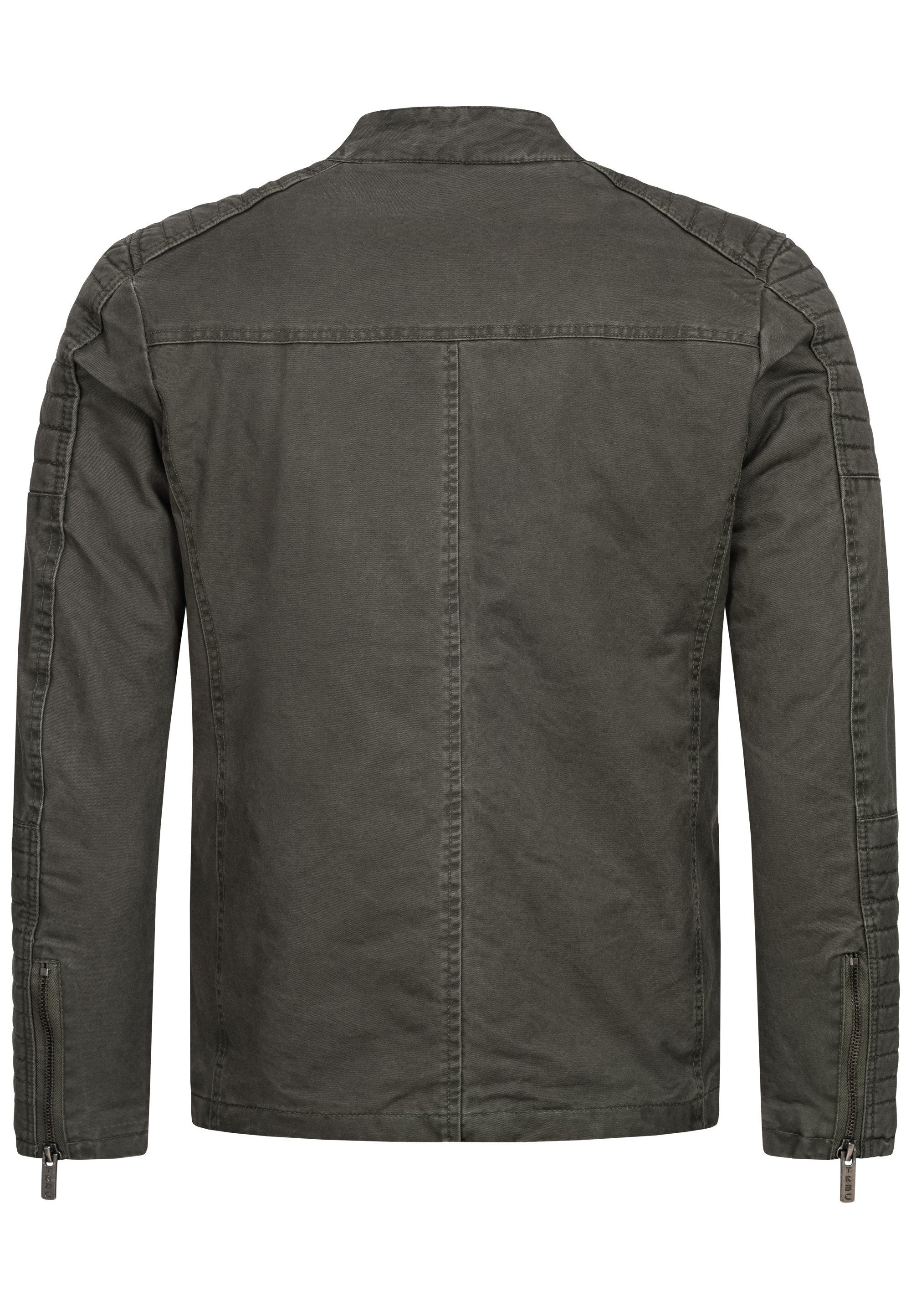RedBridge Outdoorjacke Des Moines im Bikerlook