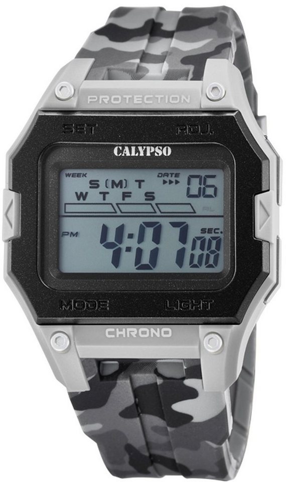 CALYPSO WATCHES Digitaluhr X-Trem, K5810/1, Interessanter Herrenchronograph