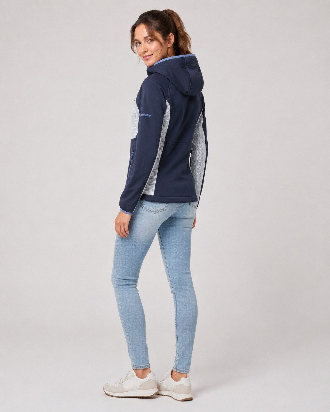 LPO Funktionsjacke PIARA Damen Softshelljacke Outdoorjacke CS angeschnittene Kapuze