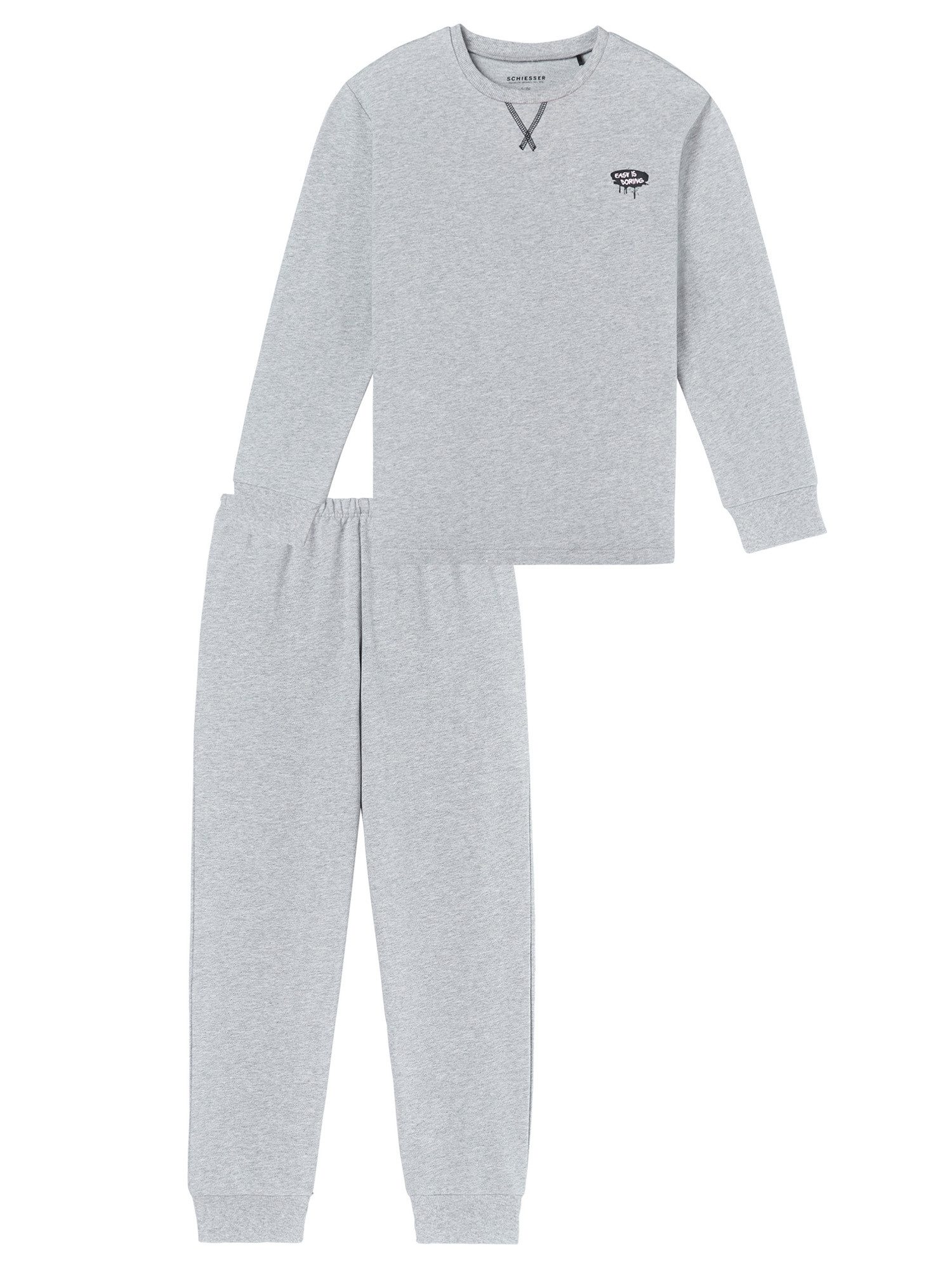 Schiesser Pyjama Nightwear (2 tlg) schlafanzug schlafmode bequem