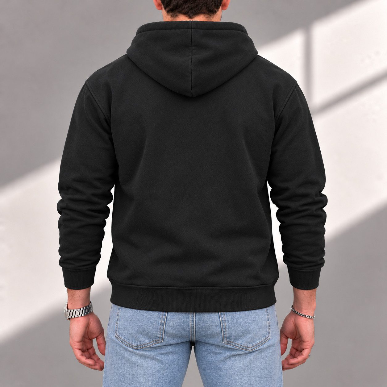 S&S Kapuzensweatshirt Hoodie Herren Kapuzenpullover Moderne Sweatshirt Baumwollmischung (Packung, 1-tlg) Fleece Pullover Hoody – Bild 4 von 5