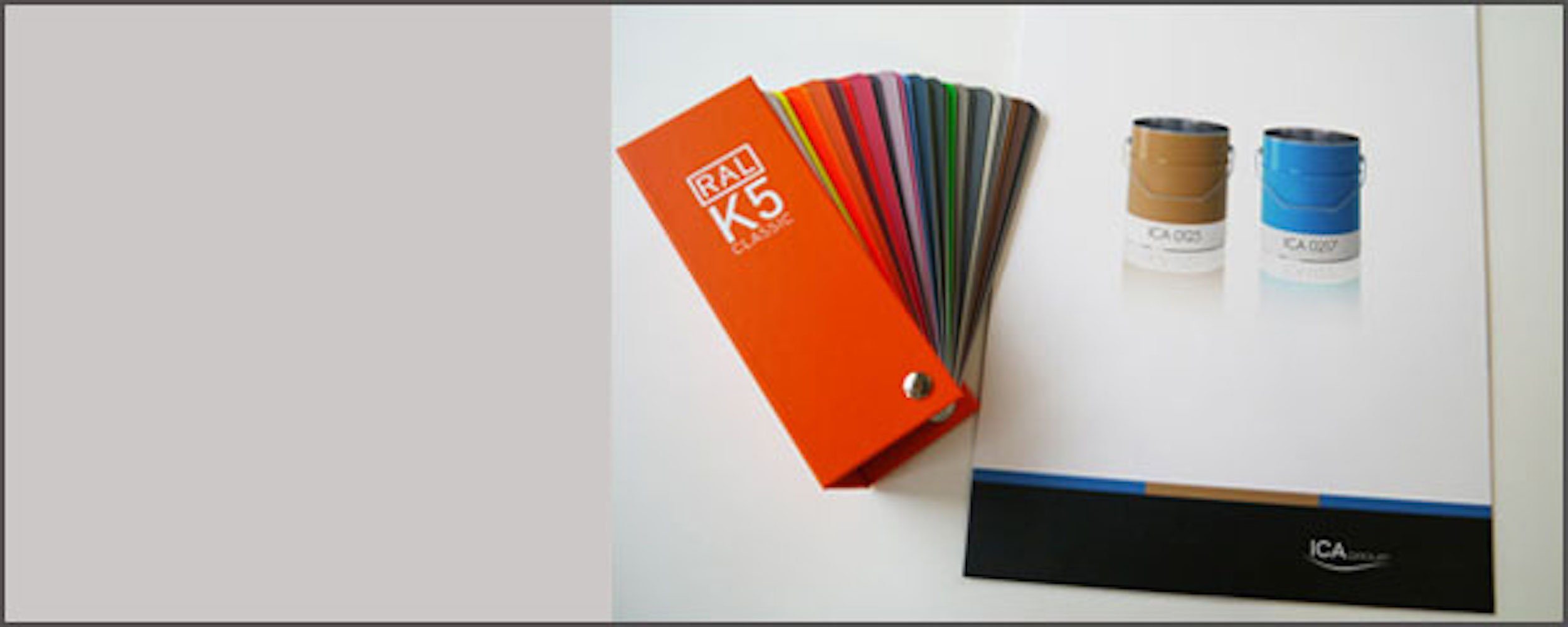 ICA® Klapphängeschrank wählbar 45cm Feldmann-Wohnen Wunschfarbe 1-teilig) Korpusfarbe (Hängeschrank, Front- K5 Forli oder und RAL