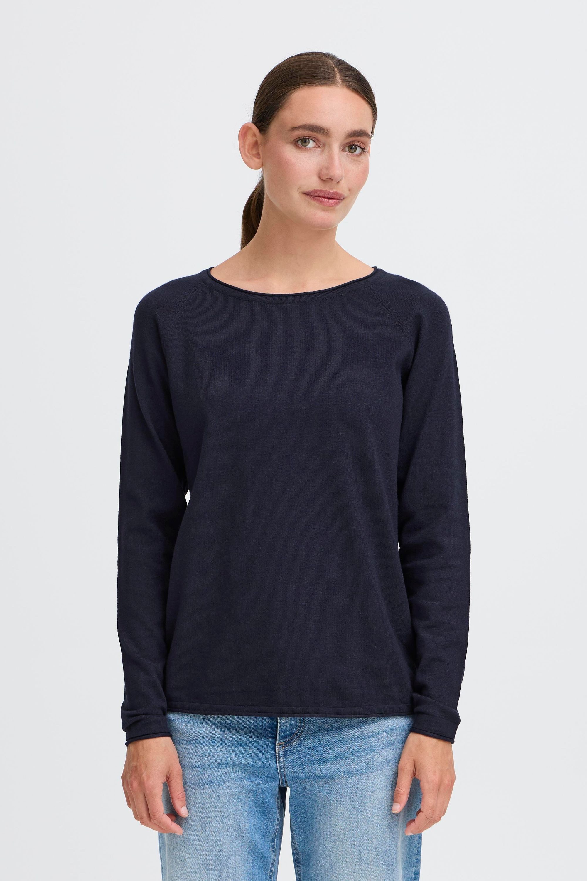 OXMO Strickpullover OXFKEANA Modischer Feinstrickpullover günstig online kaufen