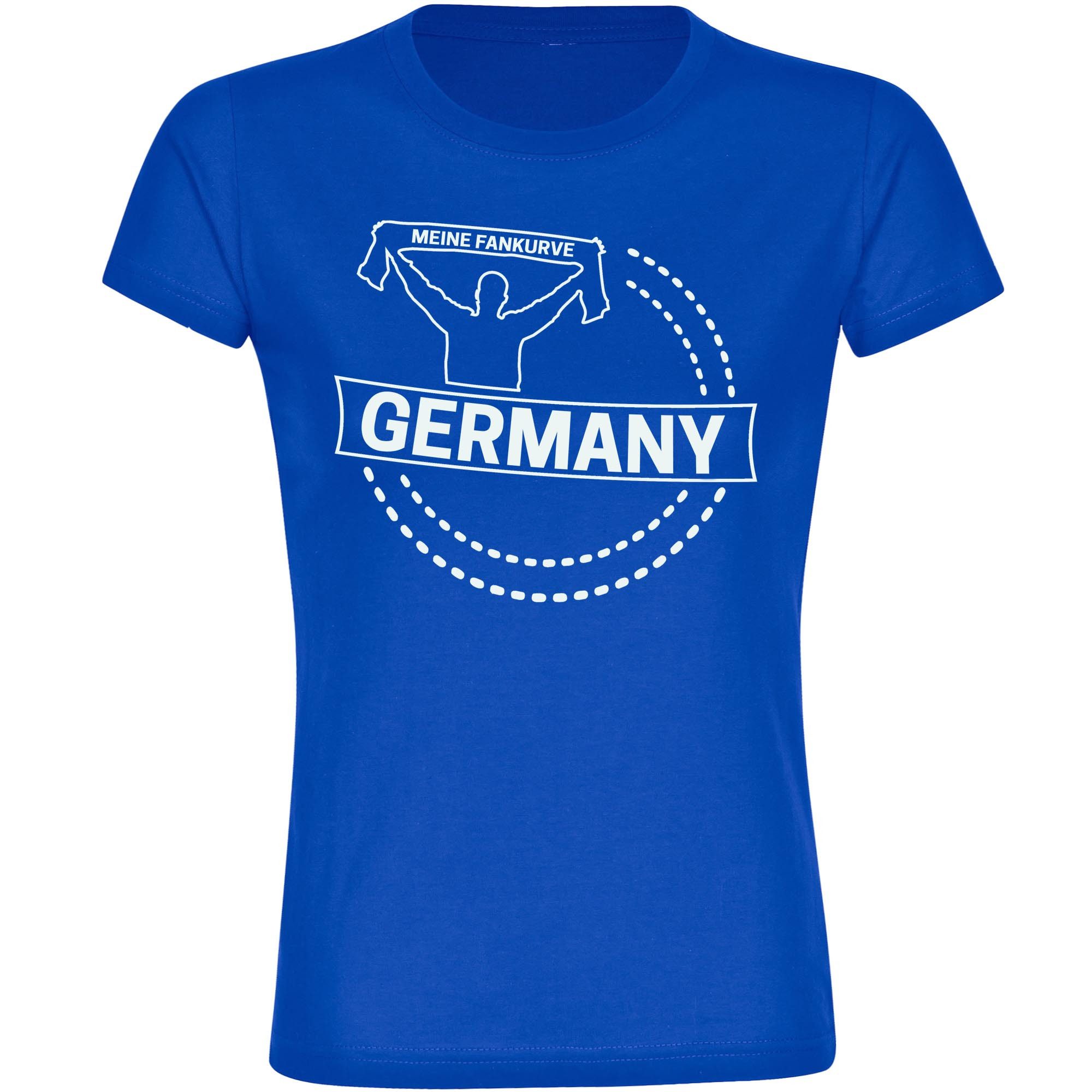 multifanshop T-Shirt Damen Germany - Meine Fankurve - Frauen