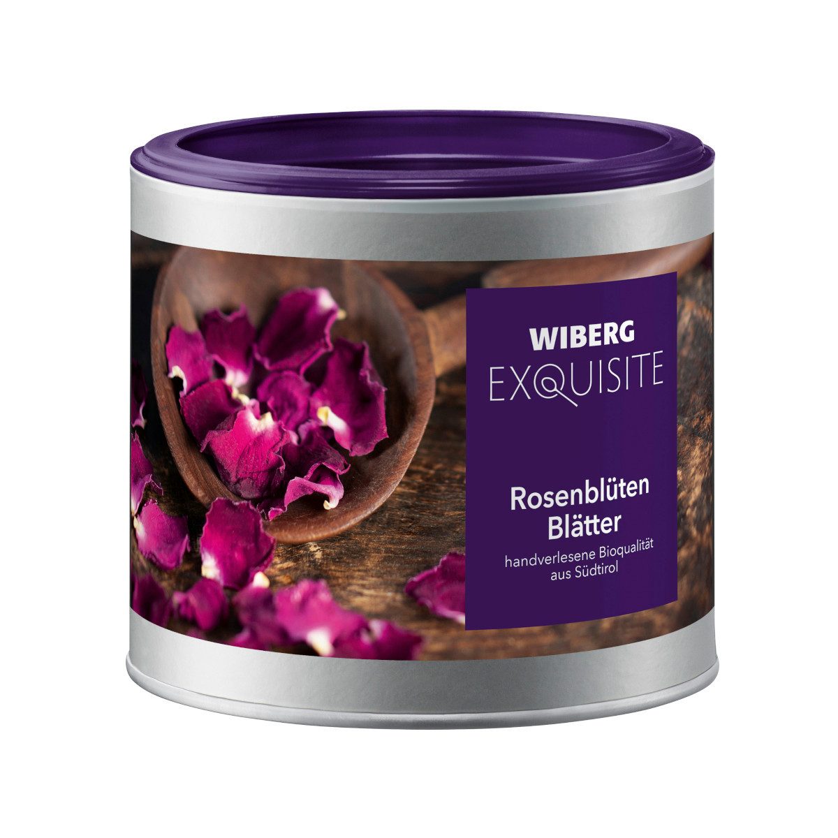 WIBERG Gewürz, Wiberg Rosenblüten Blätter handverlesenen aus Südtirol Packung 20g