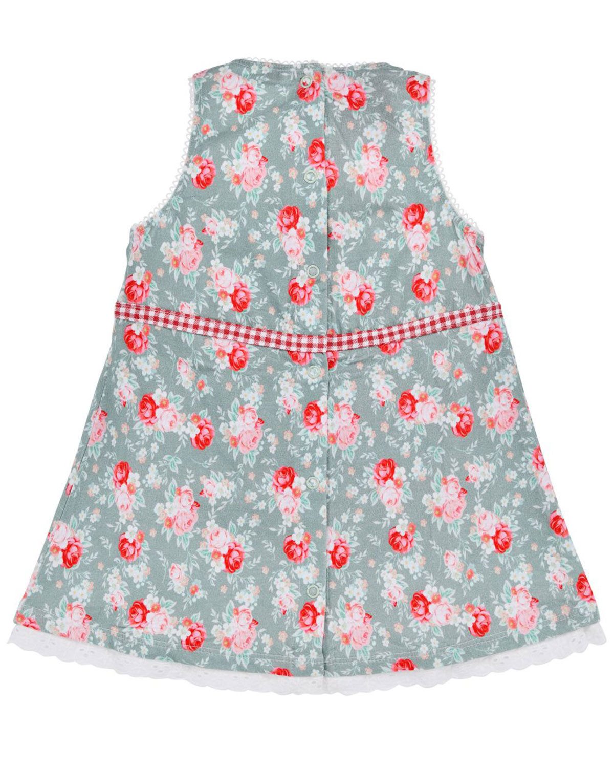 BONDI Dirndl Baby Mädchen Dirndl 'Blumenallover' 86846, Grün R