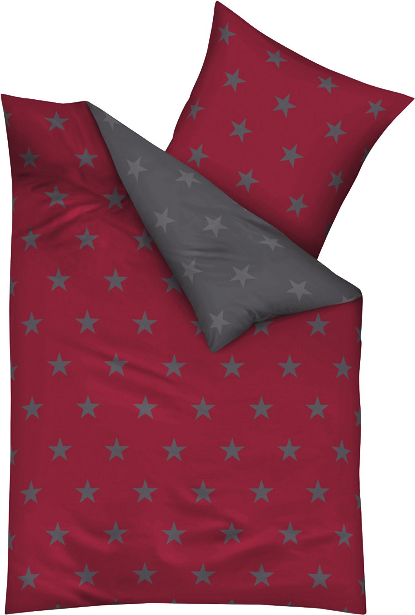 Kaeppel Bettwäsche Wendebettwäsche, Baumwolle, Sterne