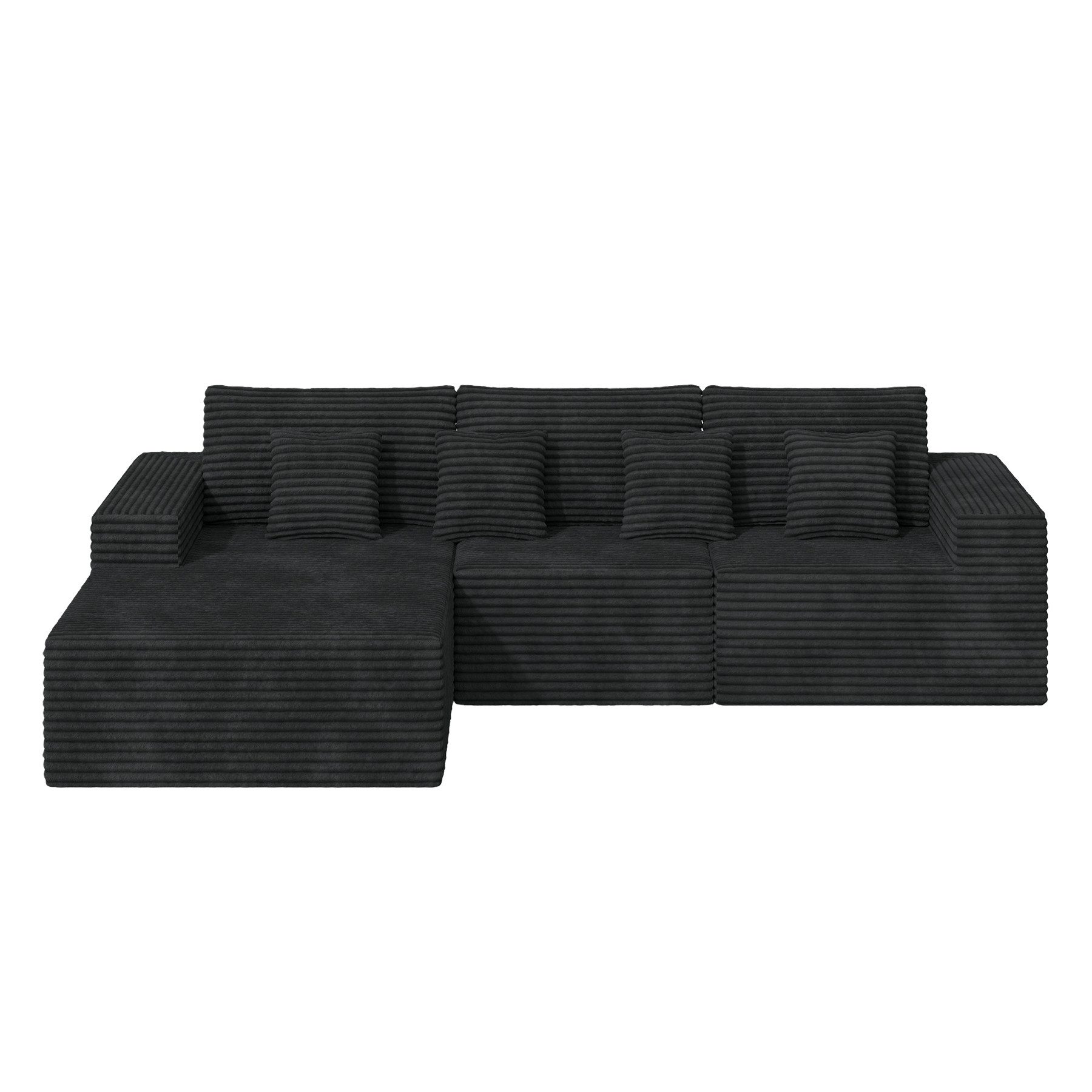 HawthyHome Ecksofa mit Schlaffunktion, Liegesessel, 3 günstig online kaufen