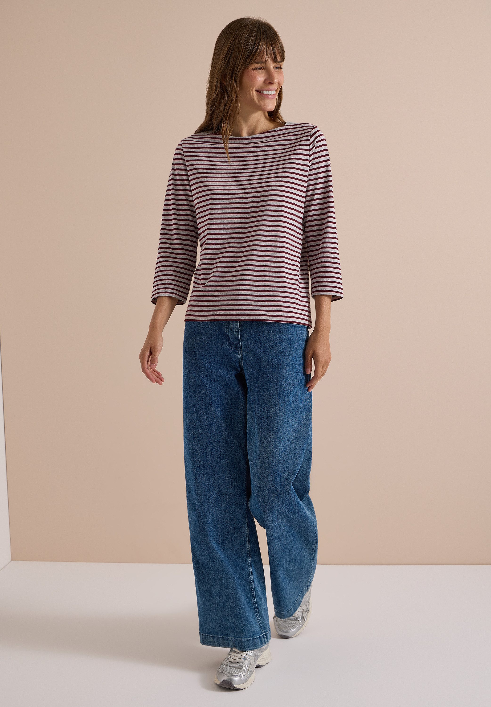 CECIL 3/4-Arm-Shirt im soften Baumwoll-Mix – Bild 3 von 5