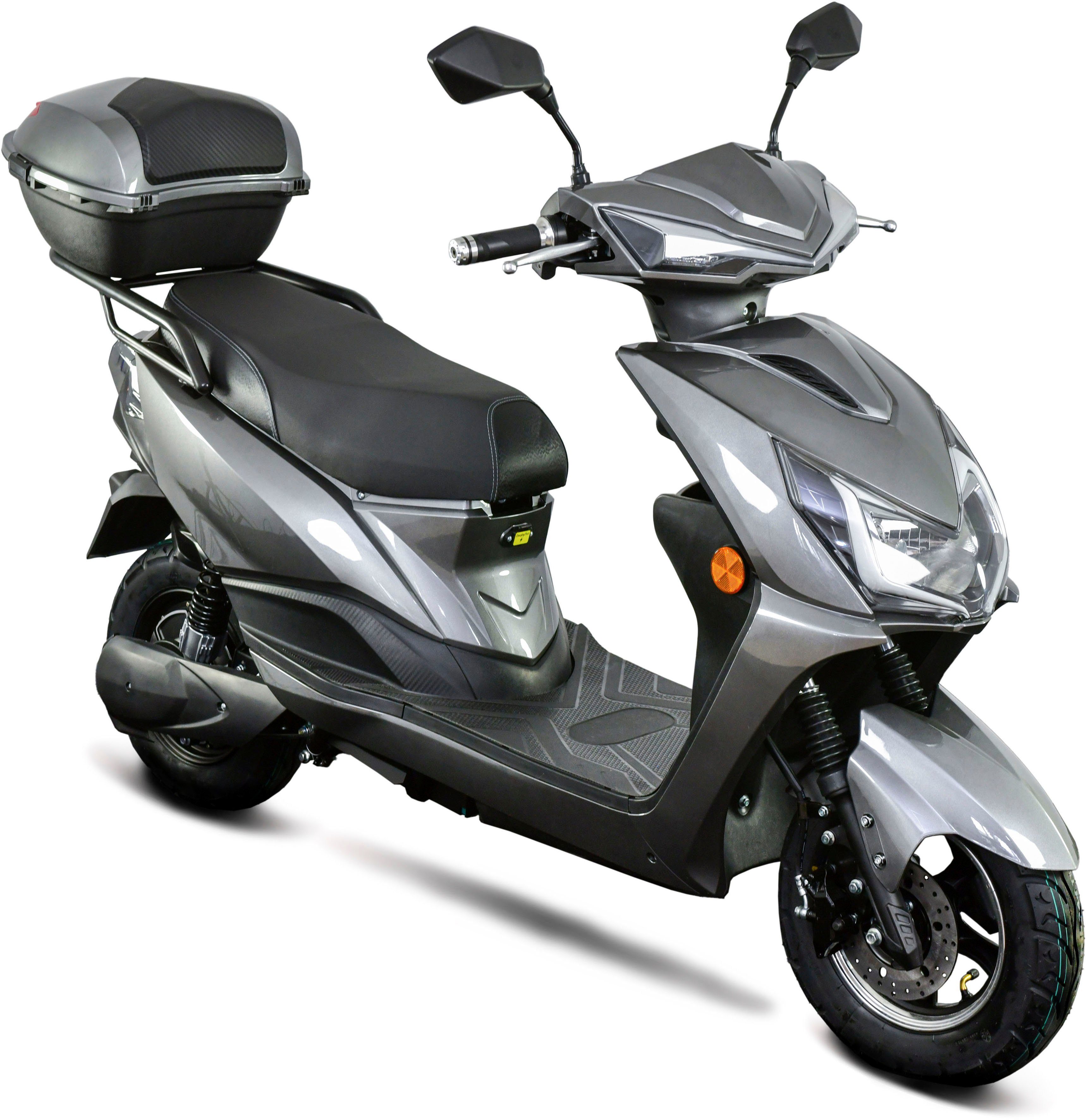 GT km/h Kmh UNION E-Motorroller 45 45 inkl. eLorenzo TC, grau