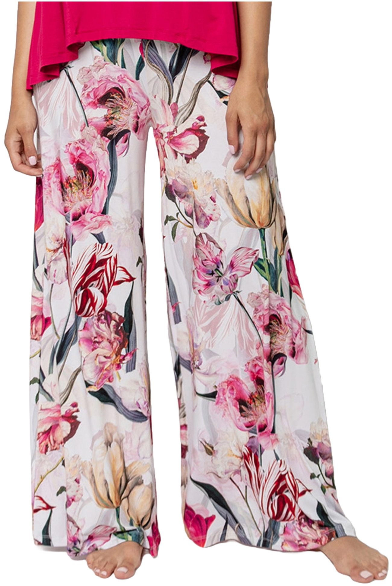 Produktbild von Pyjama Hose Damen Grafikdruck Fleecehose Flauschiger Flanell