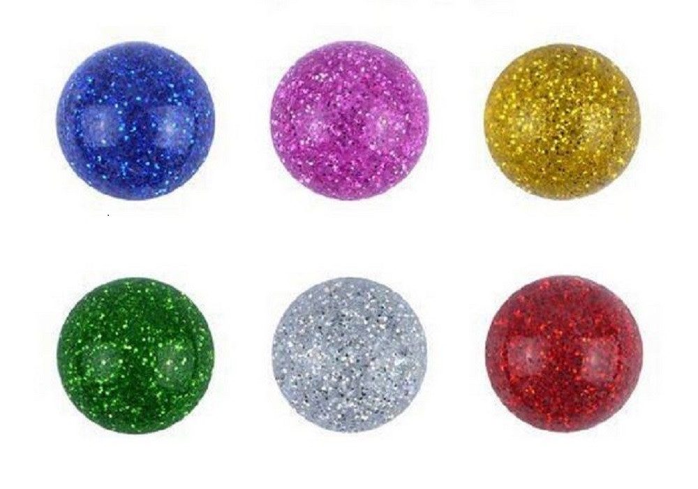 Henbrandt Flummi Piraten / Fußball-Hüpfbälle, Jet, Ball, Gummiball als Mitgebsel (12-St), Glitzer Kinderball /Partygeschenke, Glückspreise, Geschenke