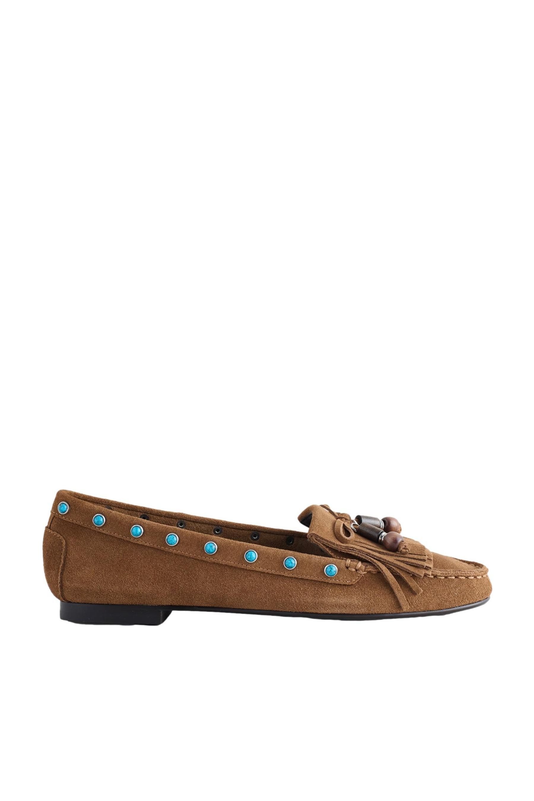 Next Forever Comfort® Leder-Loafer mit Fransen Loafer (1-tlg) günstig online kaufen