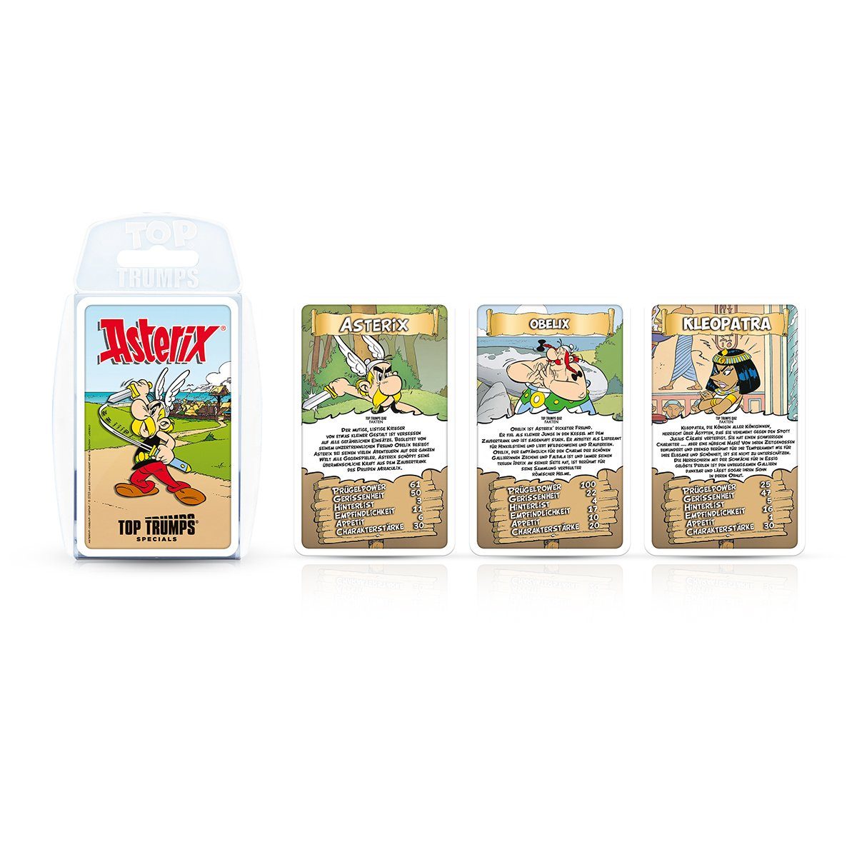 Winning Moves Spiel Top Trumps Asterix, Quartett