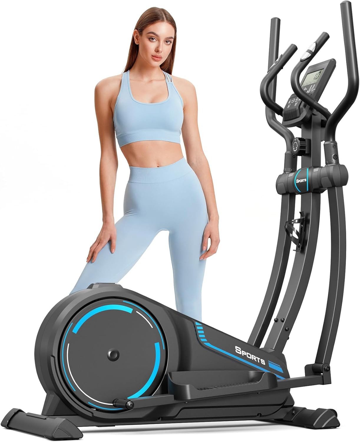 Crosstrainer Crosstrainer magnetisches Ellipsentrainer mit 16 Widerstandsstufen
