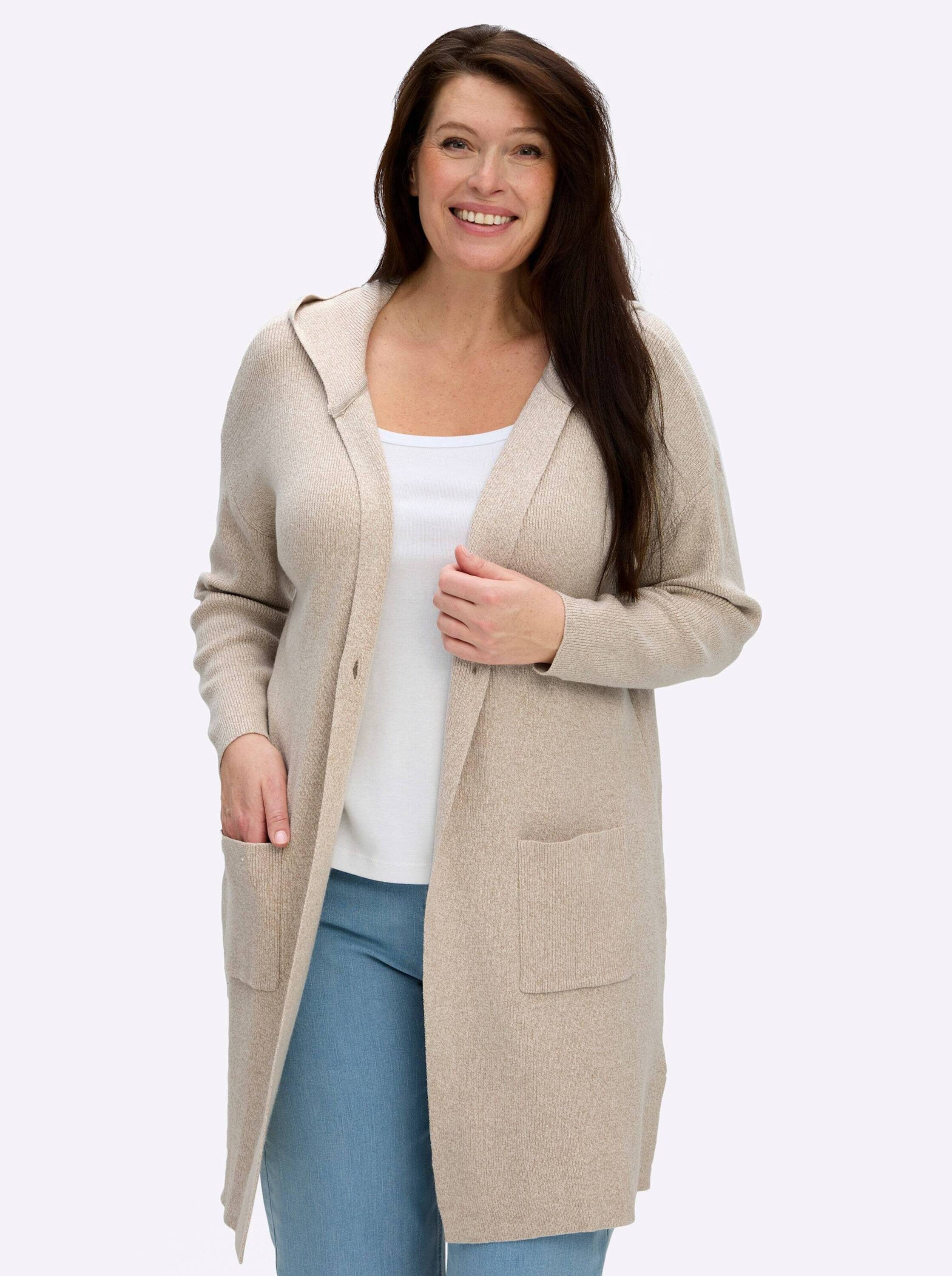 Witt Strickjacke Long-Strickjacke Langarm Sonstiger Warencharakter günstig online kaufen